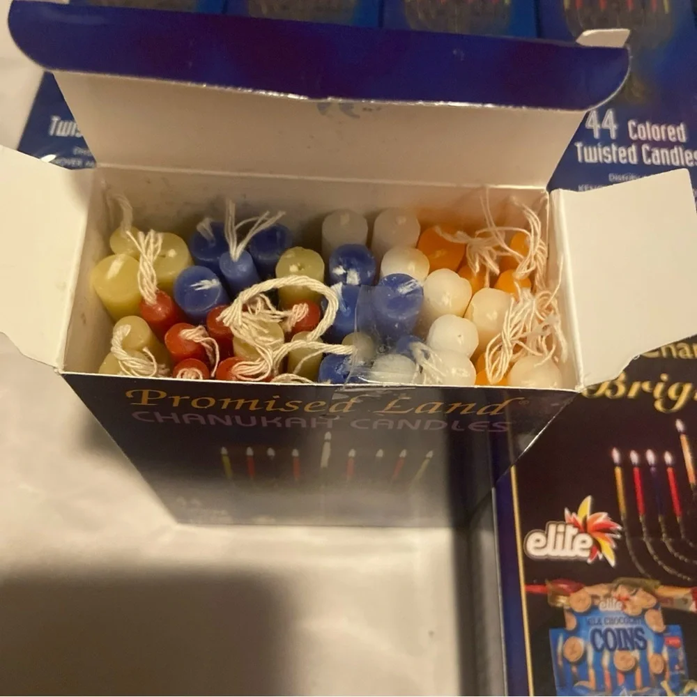Promised Land-Chanukah Candles, 44 Candles per box Brand NEW [ 7 Pk]